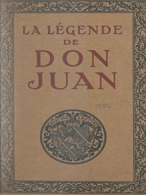 cover image of La légende de Don Juan